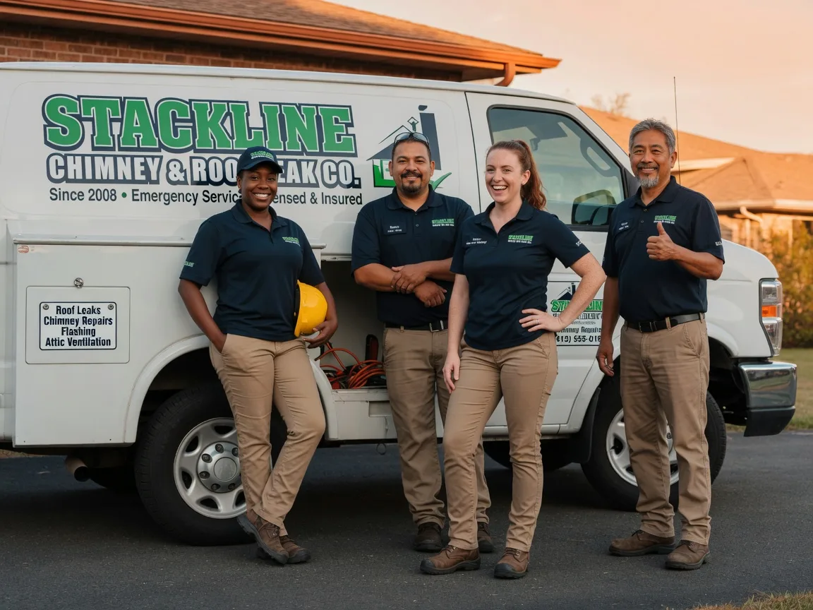 Chimney flashing repair company in East Moline, IL